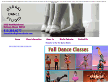 Tablet Screenshot of marraydancestudio.com